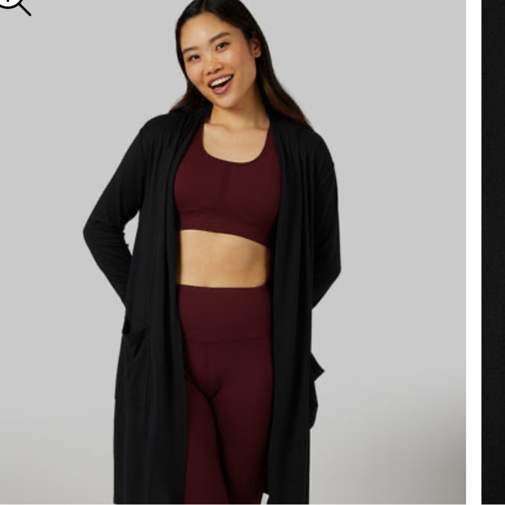 NWT 32 Degrees Women’s Black Small / Medium Soft Comfy Wrap - Picture 2 of 6